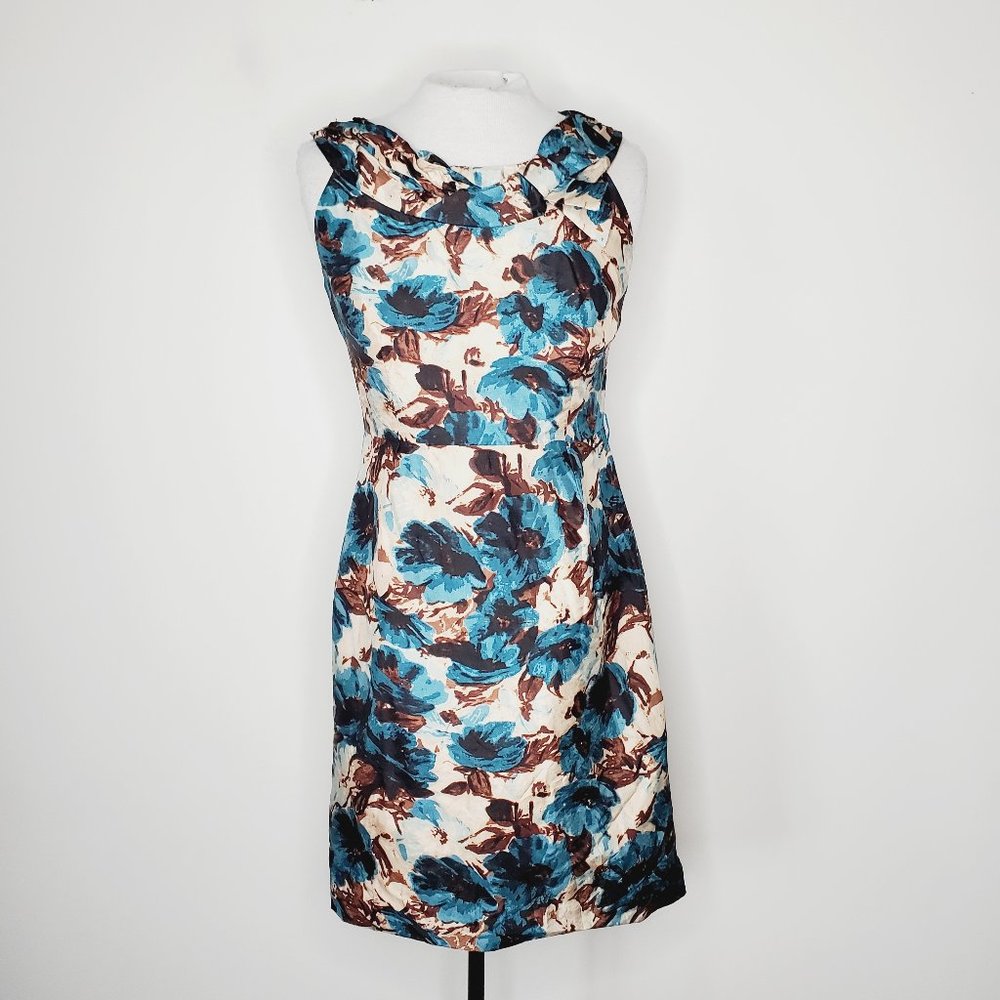 KATE SPADE 100% Silk Floral Sheath Mini Dress - Picture 2 of 10